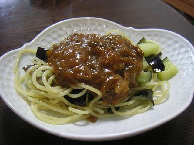 茄子とミートソースの夏パスタ By 兼業主夫g クックパッド 簡単おいしいみんなのレシピが324万品
