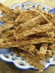 糖質オフ:油揚げチップスの写真