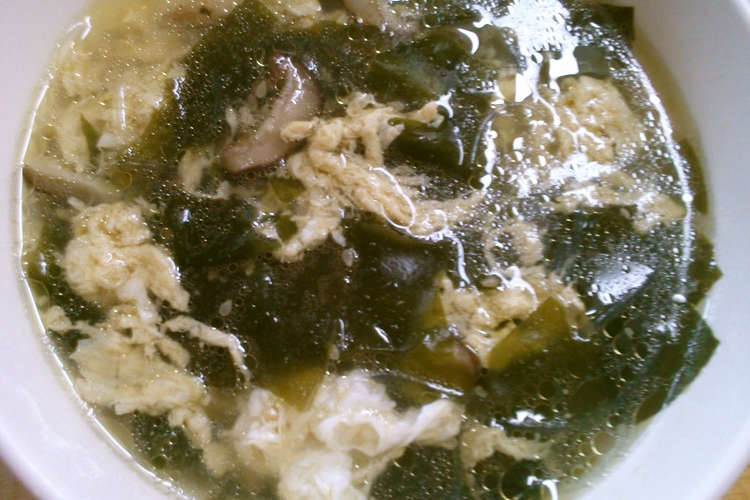 簡単 ワカメと春雨 卵の中華スープ レシピ 作り方 By 331ミミイ クックパッド