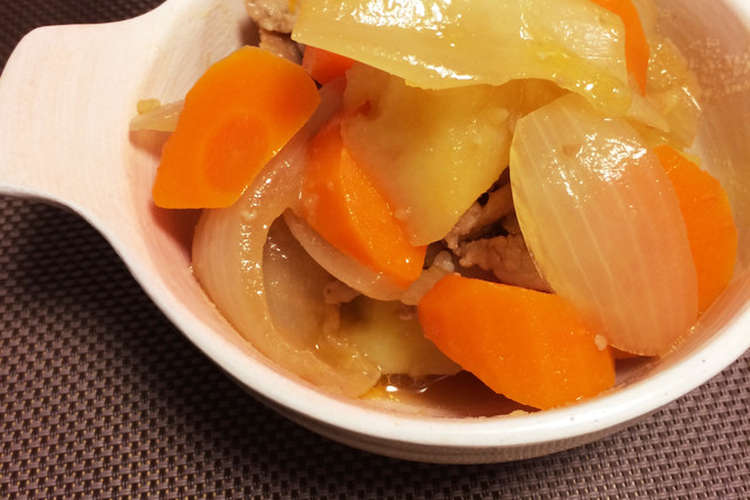 カロリーカット 油を使わない肉じゃが レシピ 作り方 By そらまめmommy クックパッド 簡単おいしいみんなのレシピが350万品