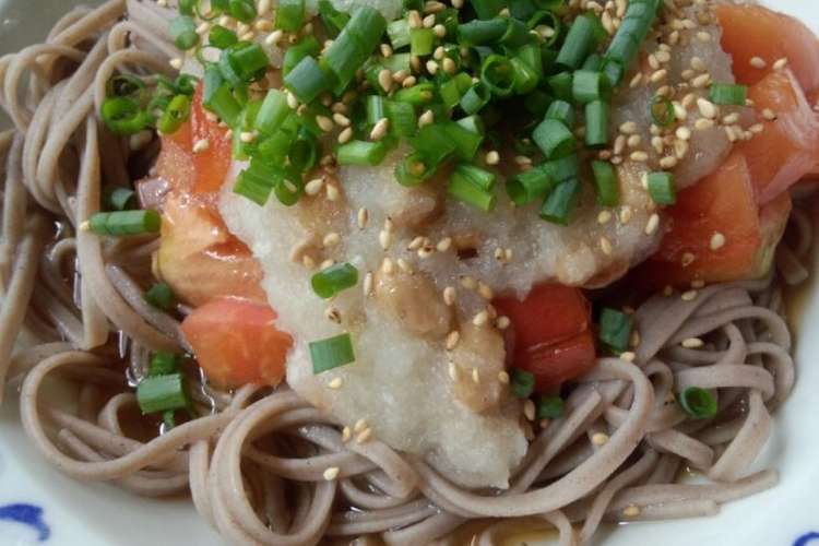 我が家のお気に入り 納豆おろしトマトそば レシピ 作り方 By クックター クックパッド 簡単おいしいみんなのレシピが352万品