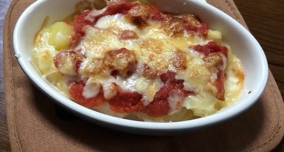 ポテトとトマトのチーズ焼き レシピ 作り方 By なでぃあ クックパッド 簡単おいしいみんなのレシピが360万品