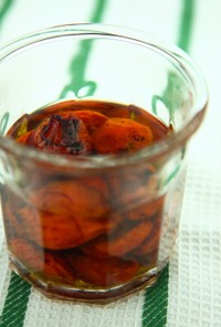 焼きトマトのオリーブ油マリネ