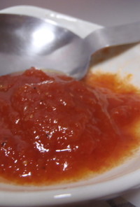 香草塩と圧力鍋で簡単「トマトケチャップ」