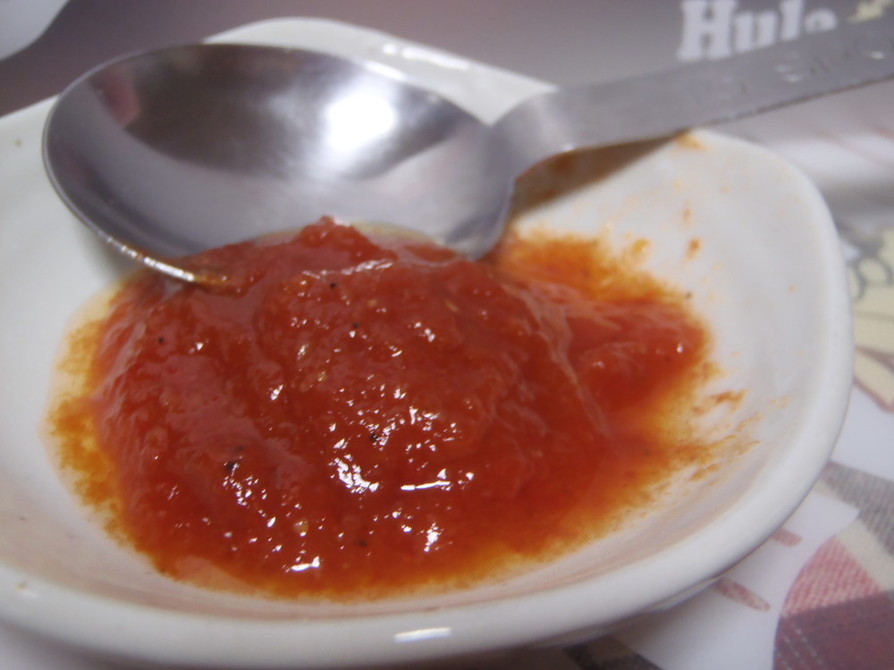 香草塩と圧力鍋で簡単「トマトケチャップ」の画像