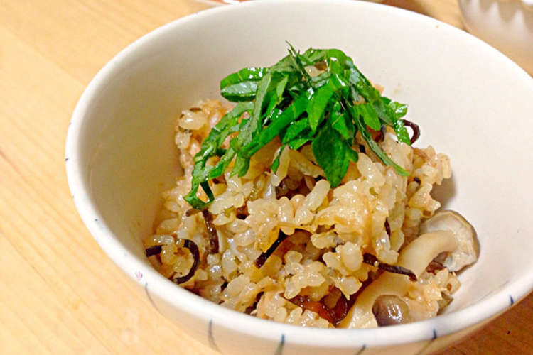 簡単 なめたけとシメジの炊き込みご飯 レシピ 作り方 By Ayachin クックパッド
