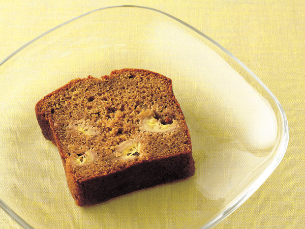 黒砂糖とバナナのケーキ