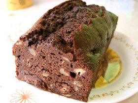 ずっしり☆チョコバナナパウンドケーキ