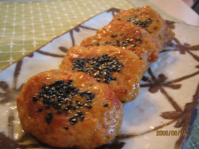 おから入り♡つくねの照り焼き