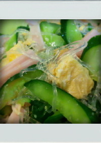 ■簡単副菜■マロニー海藻麺サラダ☆減量昼