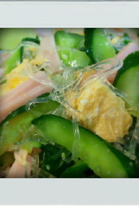■簡単副菜■マロニー海藻麺サラダ☆減量昼