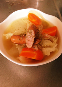 野菜たっぷり☆簡単ポトフ風スープ