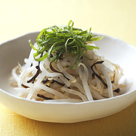 もやし塩昆布