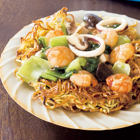 海鮮かた焼きそば