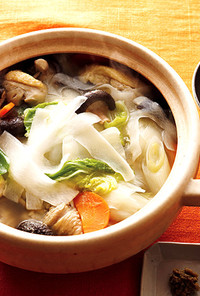 大根&白菜の白湯(パイタン)風鍋