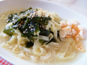 超おいしい☆塩ラーメンスープのそうめん