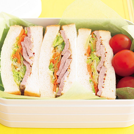 ポーク&ベジサンドイッチ弁当