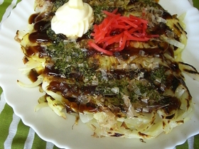 ひとり飯☆玉ねぎしかないけど お好み焼き