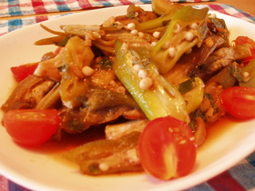 夏野菜の香草あえ