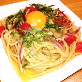 簡単☆みょうがの冷製パスタ♡