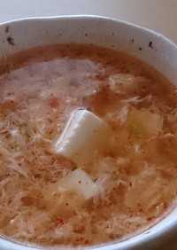 簡単すぎるキムチスープ～時短節約レシピ～