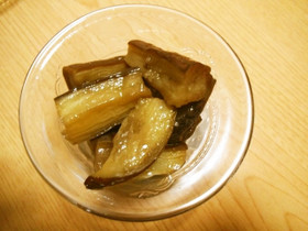 レンジde簡単なすの揚げびたし風