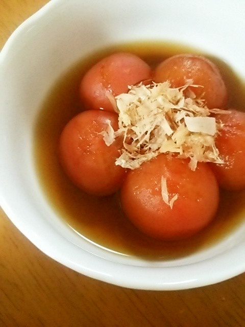 ミニトマトの煮びたしの画像