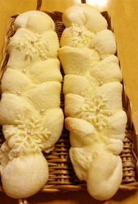 アナと雪の女王　 エルサの三つ編み白パン