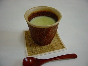抹茶のブラマンジェ