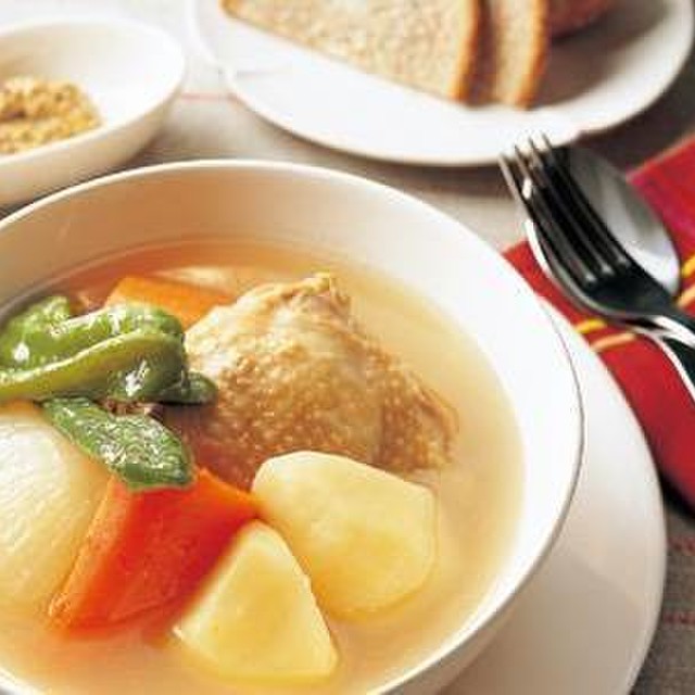鶏肉と野菜のポトフ風 By みんなのきょうの料理 クックパッドダイニング