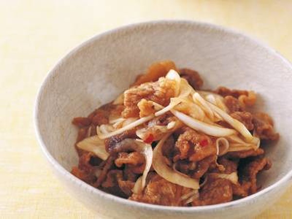 新たまねぎと豚肉の南蛮漬け