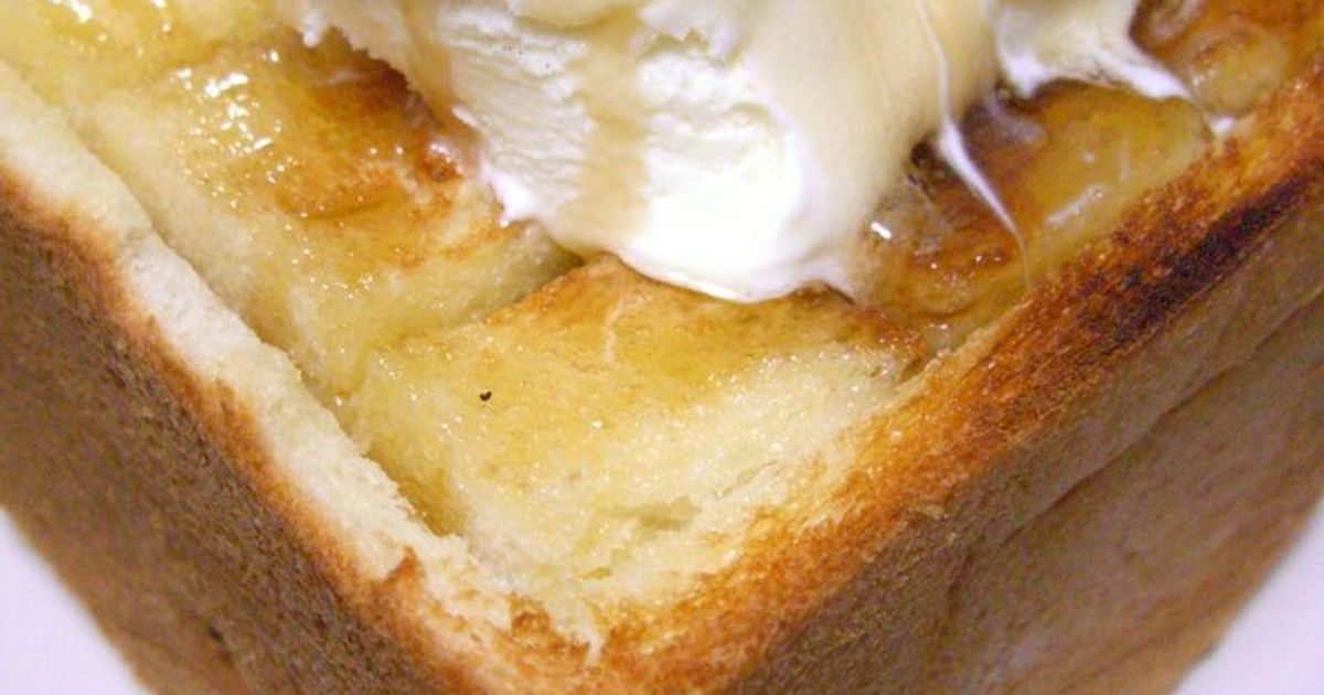 アイスふっくらトースト♪