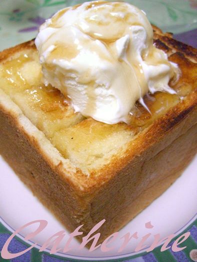 ☆ハニーバタートースト・アイスのせ☆の写真