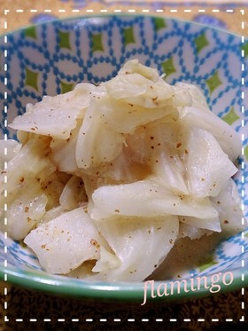 1week OK!キャベツのマスタード煮