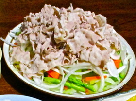 超!手抜き糖質制限おかず 冷しゃぶ