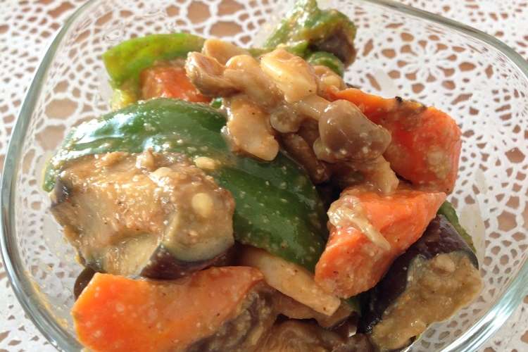 夏野菜ナムル レンジで簡単レシピ レシピ 作り方 By なつのこママ クックパッド