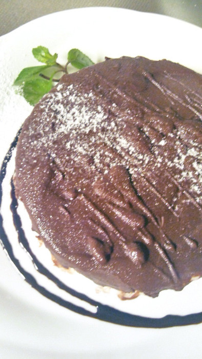 ビターチョコミントムースケーキの写真