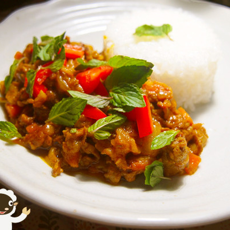 イースターラムカレーのレシピ