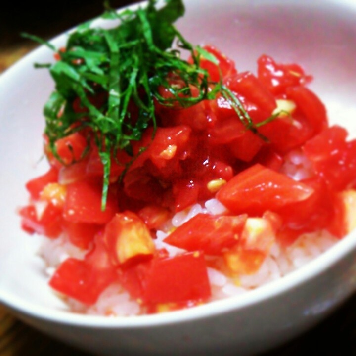 【男の料理】簡単！基本の塩トマトの画像