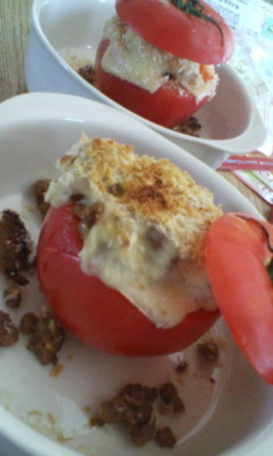 トマトハンバーグの写真