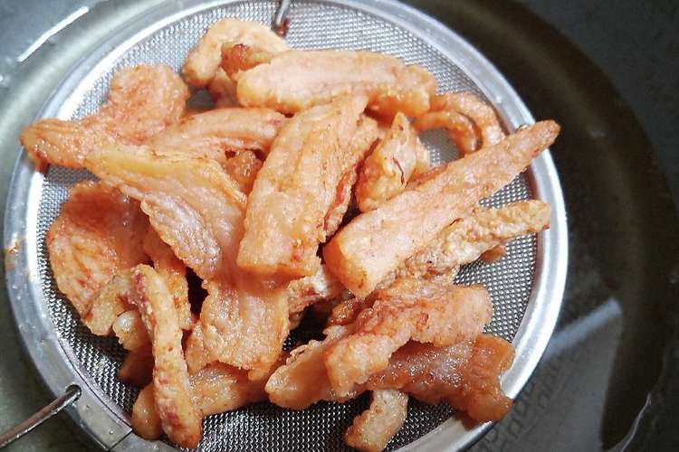 富士宮焼きそばの肉かす 甘辛煮にも レシピ 作り方 By Pokoぽん 彡 クックパッド