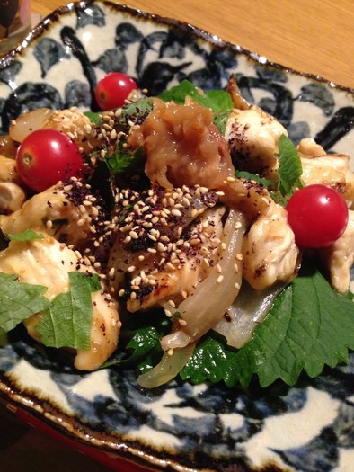 夏バテ対策！簡単さっぱり鶏シソ丼！の写真