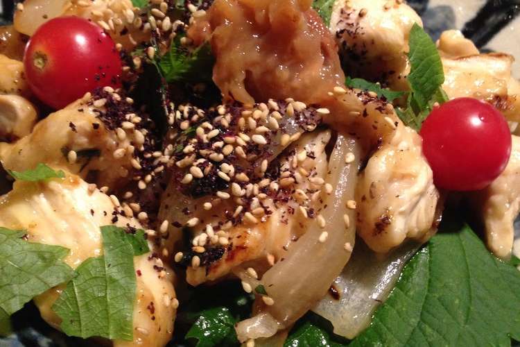 夏バテ対策 簡単さっぱり鶏シソ丼 レシピ 作り方 By りのらもママ クックパッド 簡単おいしいみんなのレシピが357万品