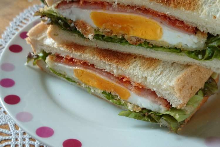 ハムエッグカツの トーストサンドイッチ レシピ 作り方 By まなげ クックパッド 簡単おいしいみんなのレシピが352万品