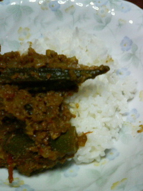 オクラドライカレー