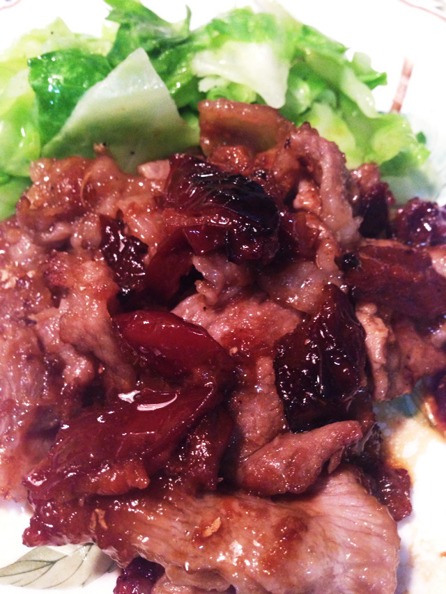 豚肉の生姜焼き トライプルーン入りの画像