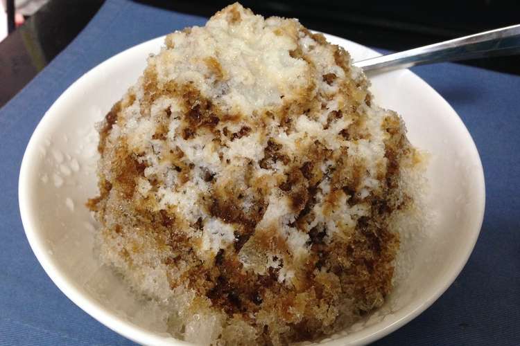 コーヒー味のかき氷 大人におすすめ レシピ 作り方 By Hush99 クックパッド 簡単おいしいみんなのレシピが355万品