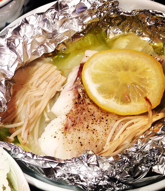 鱈と野菜のホイル焼きの画像