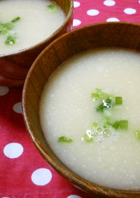 玉ねぎ氷１人２個の簡単とろ～り味噌スープ