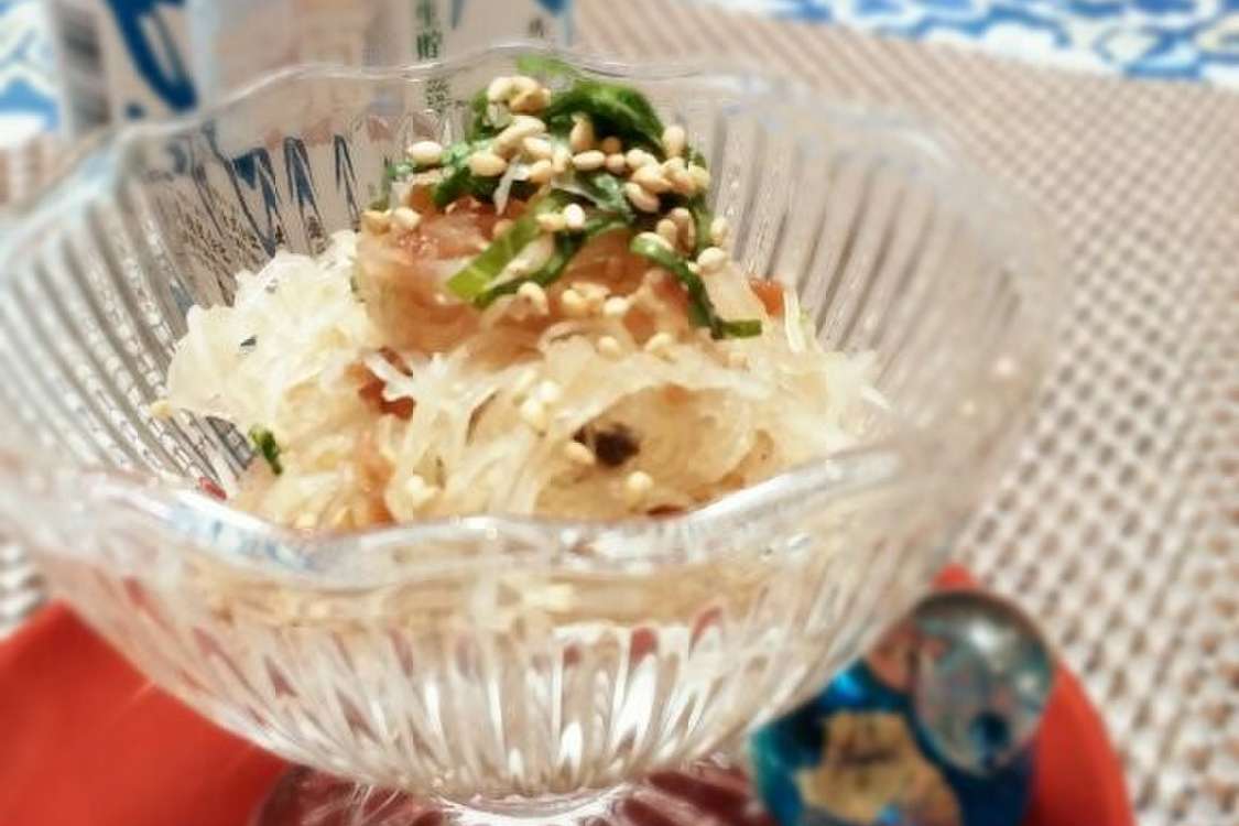 お刺身つまが変身 梅ポン味 レシピ 作り方 By みまりん クックパッド 簡単おいしいみんなのレシピが378万品